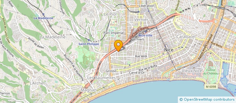 localisation de l'entreprise DOUCE FRANCE à NICE