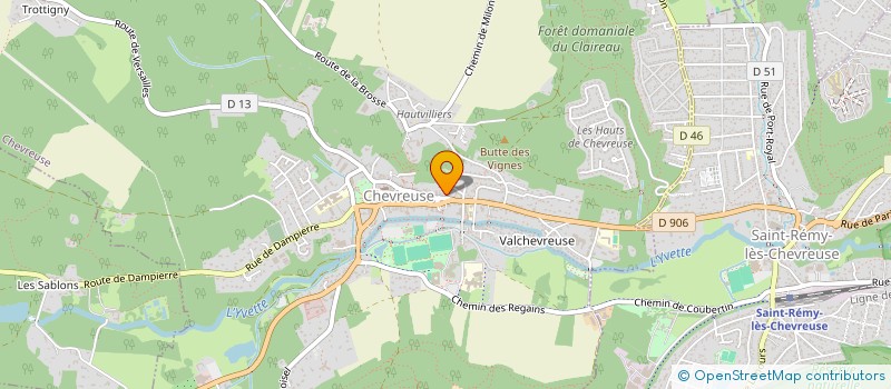 localisation de l'entreprise DOUCE HARMONY  CHEVREUSE