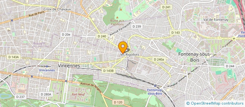 localisation de l'entreprise DOUCE HEURE AU NATUREL à VINCENNES