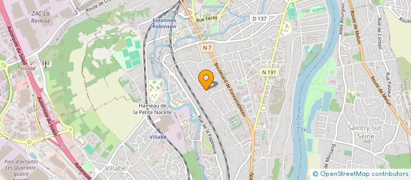 localisation de l'entreprise DOUCE'HEURE & BIEN-ETRE à CORBEIL-ESSONNES