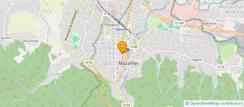 localisation de l'entreprise DOUCE HEURE DES FEES à MAZAMET