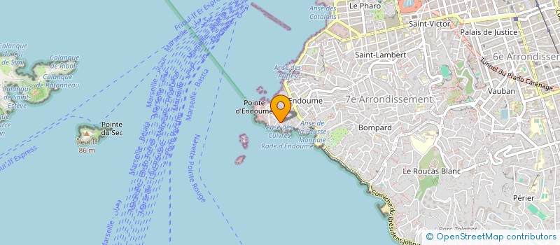 localisation de l'entreprise DOUCE LUMIERE à MARSEILLE