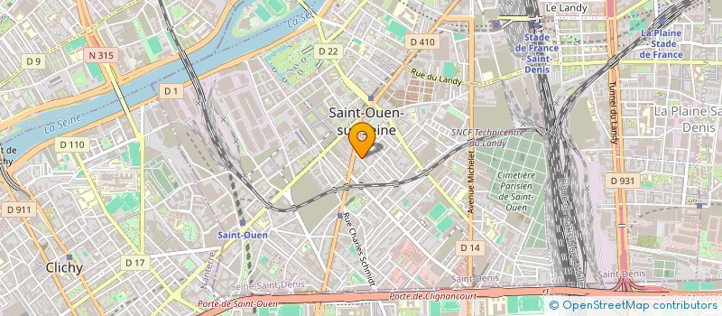 localisation de l'entreprise DOUCE NUIT à SAINT-OUEN-SUR-SEINE