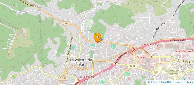 localisation de l'entreprise DOUCE PARENT'HESE  LA VALETTE-DU-VAR