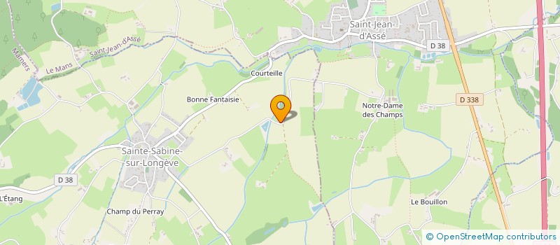 localisation de l'entreprise DOUCE PLANETE  SAINTE-SABINE-SUR-LONGEVE