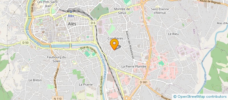 localisation de l'entreprise DOUCE RECORD  ALES