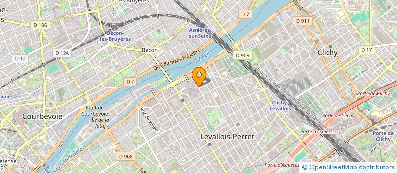 localisation de l'entreprise DOUCEA SERVICES à LEVALLOIS-PERRET