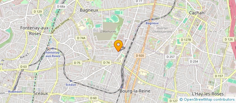 localisation de l'entreprise DOUCEMENT LES BASSES à BAGNEUX
