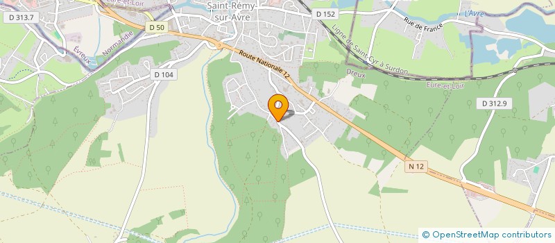 localisation de l'entreprise DOUCERAIN ET FILS à SAINT-REMY-SUR-AVRE