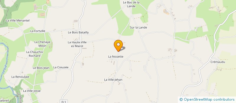 localisation de l'entreprise DOUCES GRAINES à LE MENE