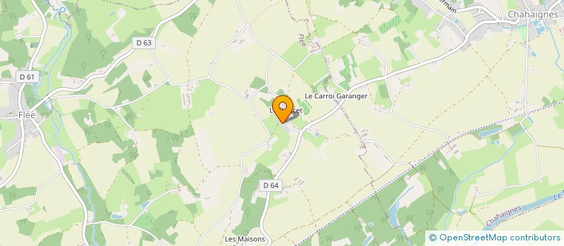 localisation de l'entreprise DOUCET  FLEE