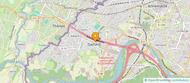 localisation de l'entreprise DOUCET FILTERS  GAILLARD