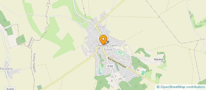 localisation de l'entreprise DOUCET - POURTOUT à NEUILLY-SAINT-FRONT