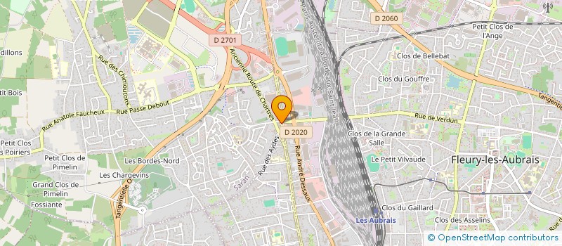 localisation de l'entreprise DOUCET ROULIN à SARAN