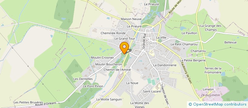 localisation de l'entreprise DOUCET SERIN à LORRIS
