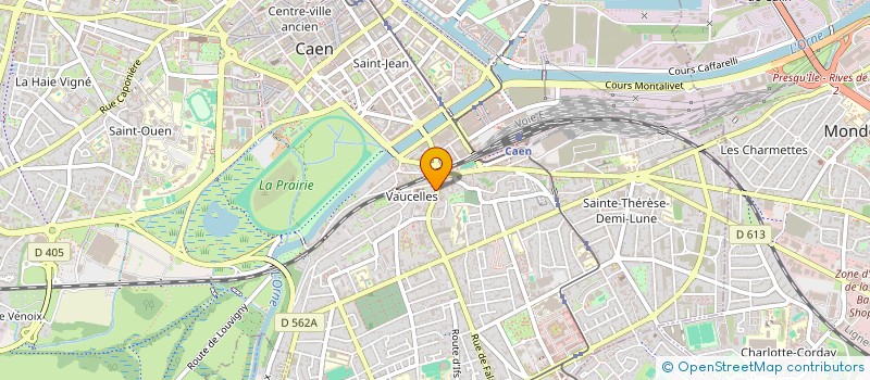 localisation de l'entreprise DOUCEUR CELESTE à CAEN