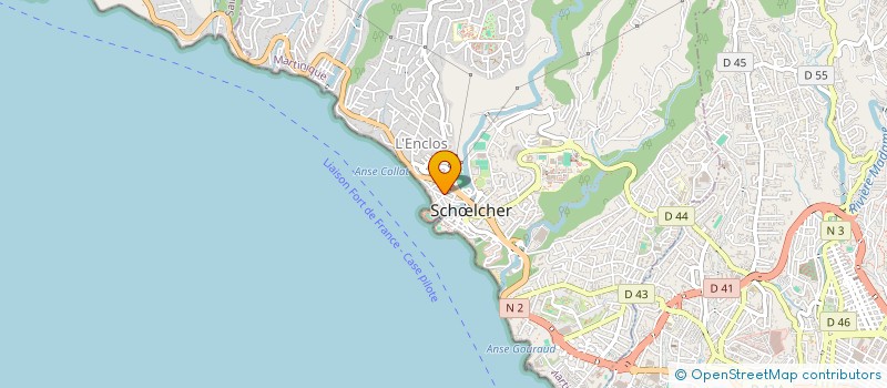 localisation de l'entreprise DOUCEUR CREOLE à SCHŒLCHER