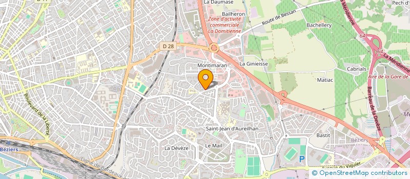 localisation de l'entreprise DOUCEUR D O STEFI à BEZIERS