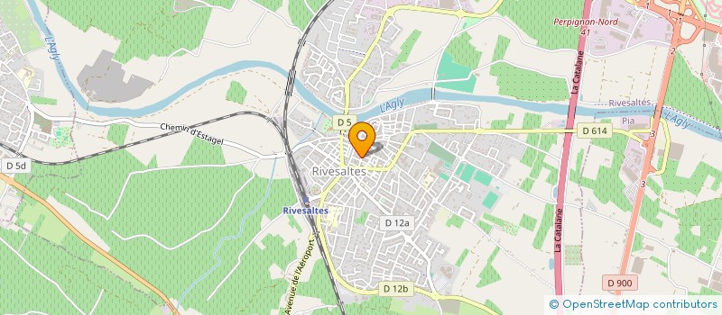 localisation de l'entreprise DOUCEUR DE L'INSTANT CO  RIVESALTES