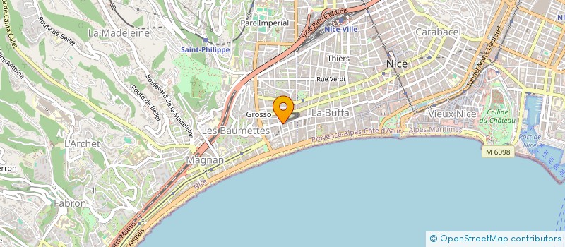 localisation de l'entreprise DOUCEUR DE LA FRAGOLA à NICE