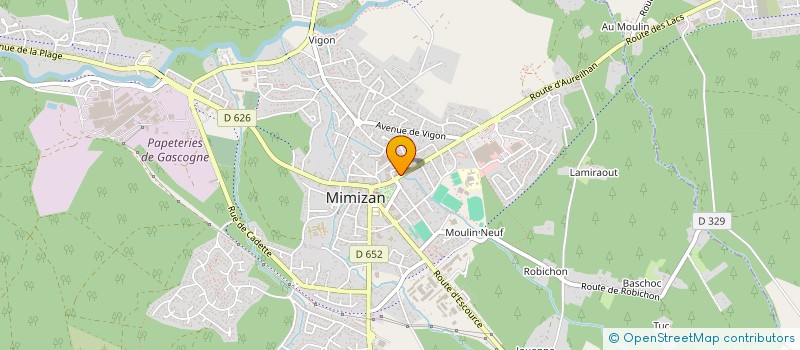 localisation de l'entreprise DOUCEUR DE VI  MIMIZAN