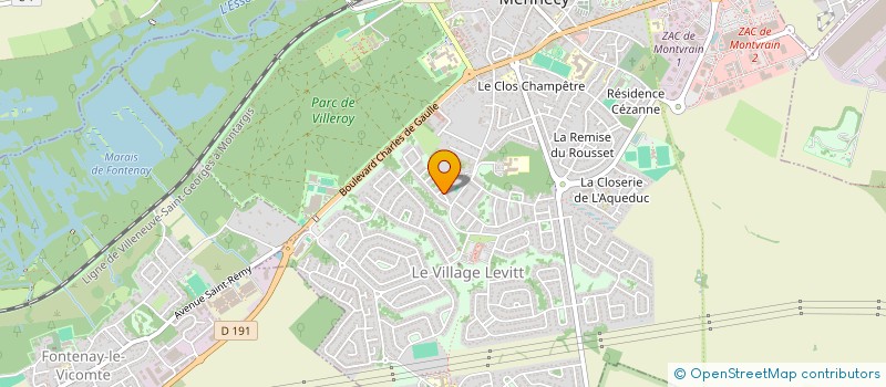localisation de l'entreprise DOUCEUR DE VIVRE à MENNECY