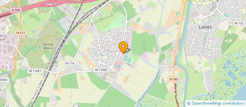 localisation de l'entreprise DOUCEUR ET CHOCOLAT à LATTES