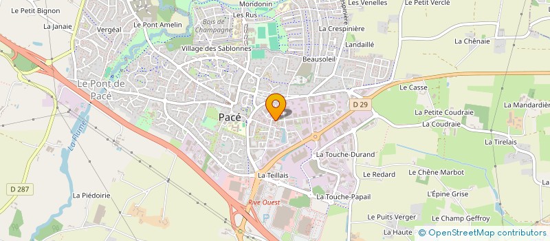 localisation de l'entreprise DOUCEUR ET PASSION à PACE