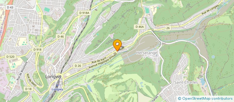 localisation de l'entreprise DOUCEUR POUDREE à HERSERANGE