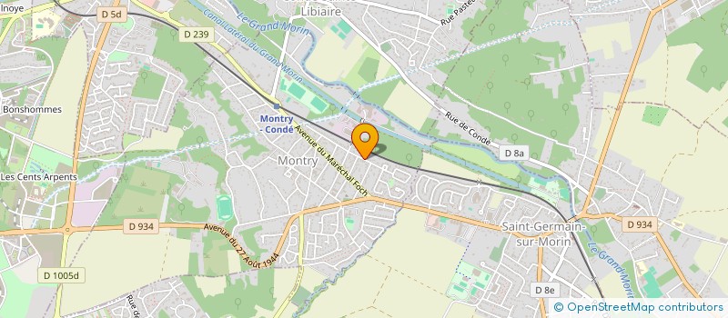 localisation de l'entreprise DOUCEUR TROPICAL D'ILE-DE-FRANCE BNC  MONTRY