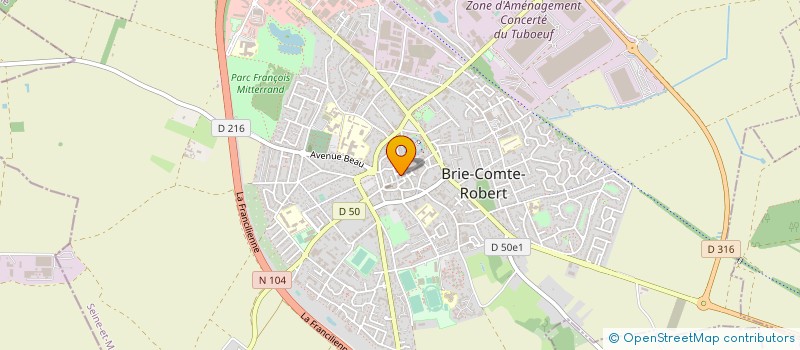 localisation de l'entreprise DOUCEURS à BRIE-COMTE-ROBERT