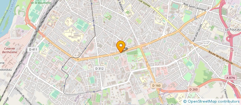 localisation de l'entreprise DOUCEURS ANGEVINES à ANGERS