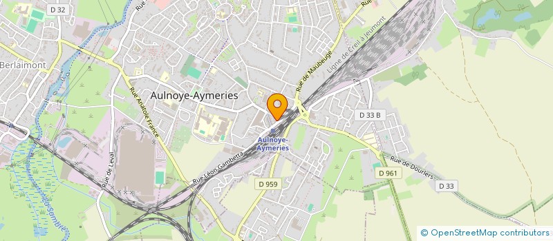 localisation de l'entreprise DOUCEURS & CAFE  AULNOYE-AYMERIES