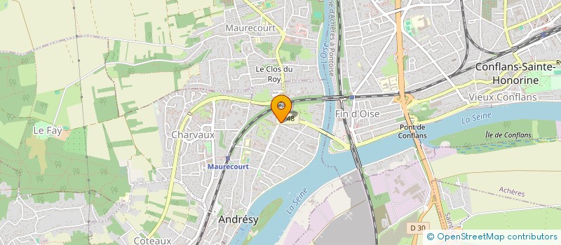 localisation de l'entreprise DOUCEURS D'ANAIS à ANDRESY