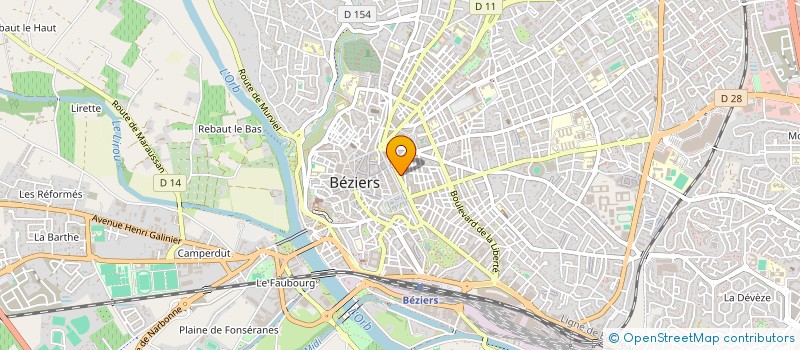 localisation de l'entreprise DOUCEURS D'ASIE à BEZIERS
