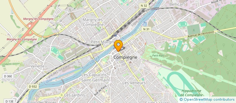 localisation de l'entreprise DOUCEURS DE FRANCE PAR LOUISE à COMPIEGNE