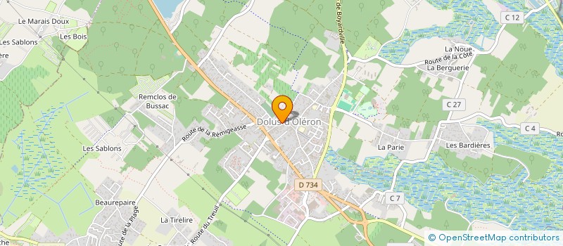 localisation de l'entreprise DOUCEURS DES ILES à DOLUS-D'OLERON