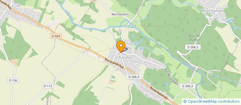 localisation de l'entreprise DOUCEURS DU FOURNIL à CHAUDON