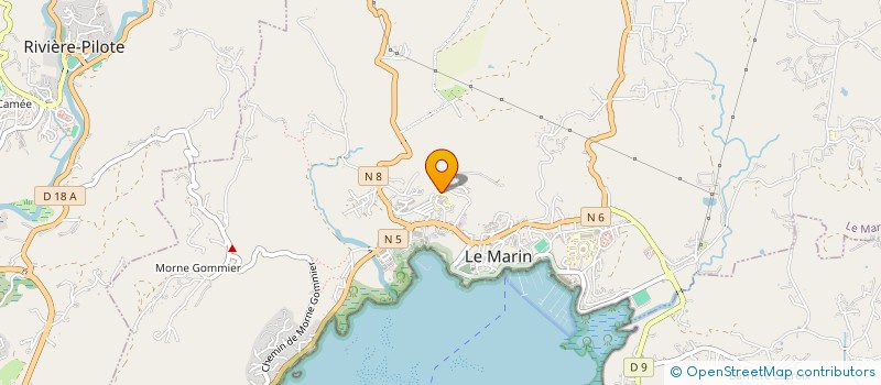 localisation de l'entreprise DOUCEURS DU ROBERT à LE MARIN