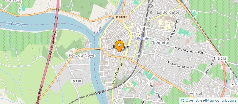 localisation de l'entreprise DOUCEURS ET CREATIONS  LIBOURNE