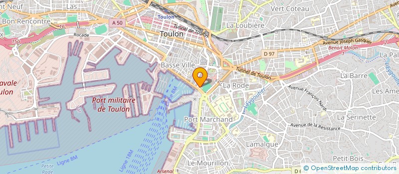 localisation de l'entreprise DOUCEURS ET DELICES à TOULON