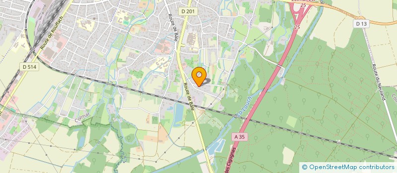 localisation de l'entreprise DOUCEURS ET TENTATIONS  COLMAR