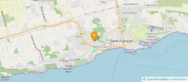 localisation de l'entreprise DOUCEURS MARINES à SAINT-FRANCOIS