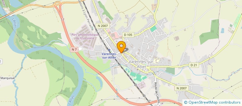 localisation de l'entreprise DOUCEURS VARENNOISES à VARENNES-SUR-ALLIER