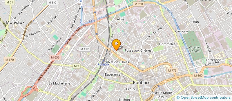 localisation de l'entreprise DOUCEURSBYA  ROUBAIX