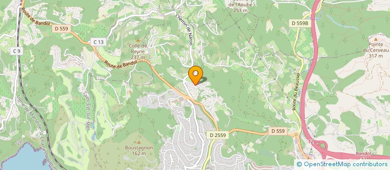 localisation de l'entreprise DOUCHE MODULEAU  BANDOL