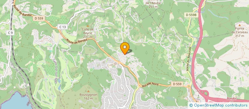 localisation de l'entreprise DOUCHE MODULEAU  SCOP  BANDOL