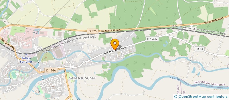 localisation de l'entreprise DOUCHE SENIOR FRANCE  SELLES-SUR-CHER