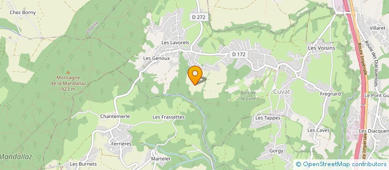 localisation de l'entreprise DOUCHES MEYER & FILS SAS  SAINT-FERREOL