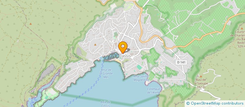 localisation de l'entreprise DOUCHOSSEC à CASSIS